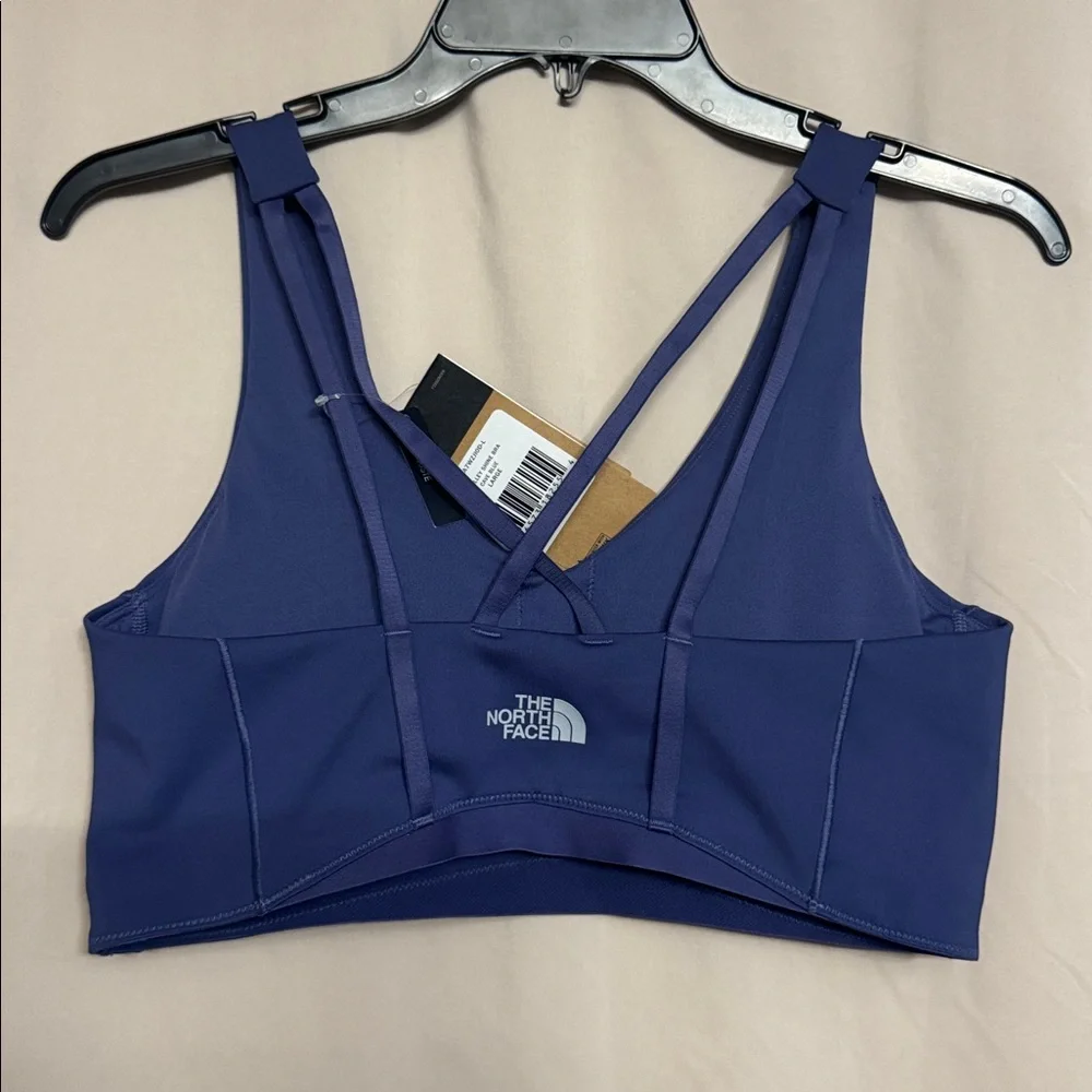 The North Face Cave Blue Valley Shine Bra, Size L - Picture 4 of 8